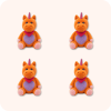 Buddy Unicorn 4PCS